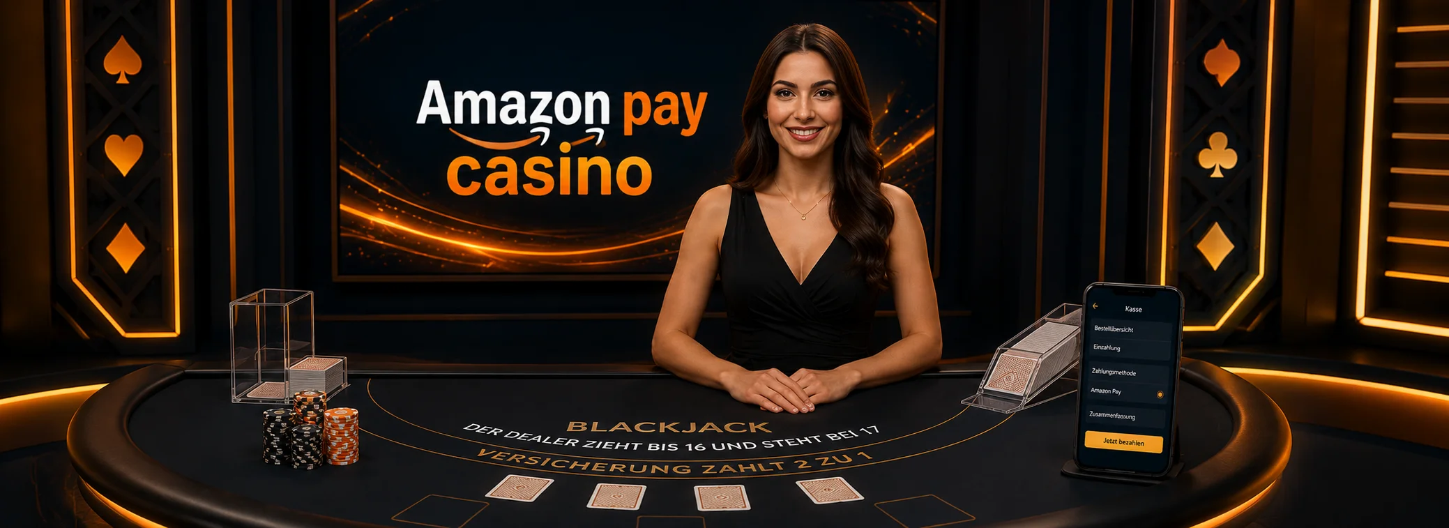 Live-Tische von Evolution im Amazon Pay Casino